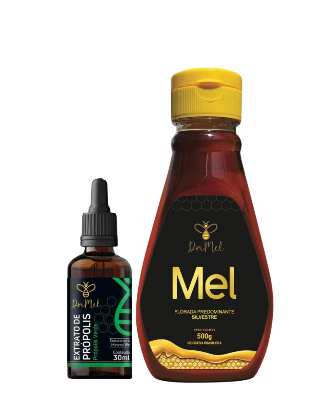 Kit de Mel 500g + Extrato de Própolis Verde